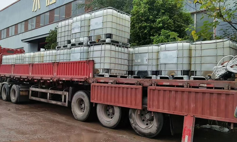 广西某项目从四川水胜消防采购27吨合成泡沫灭火剂6%